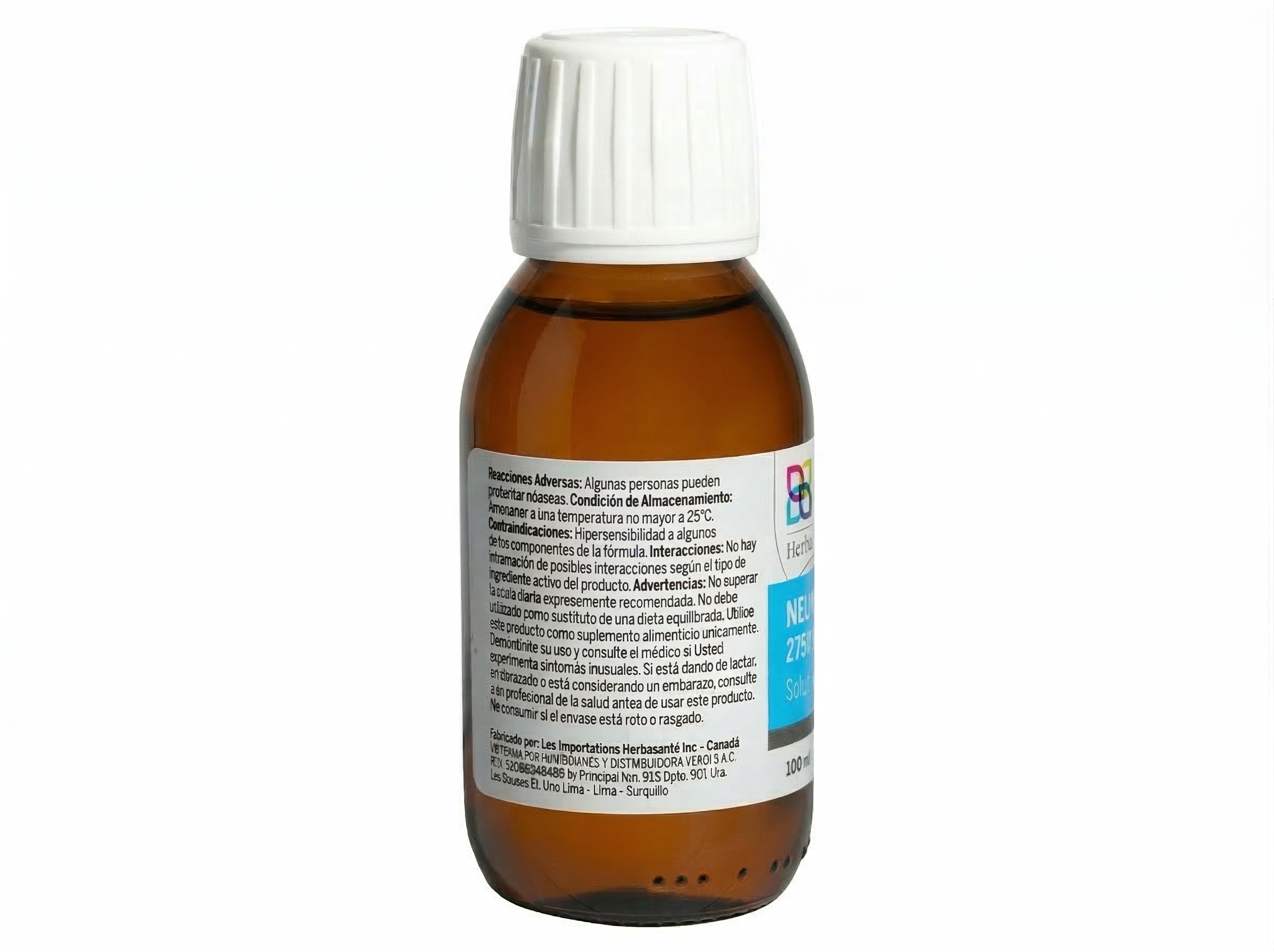 OMEGA 3 - HERBASANTÉ - Neuromega Jr. 2750 mg DHA (100 ml) - Image 2