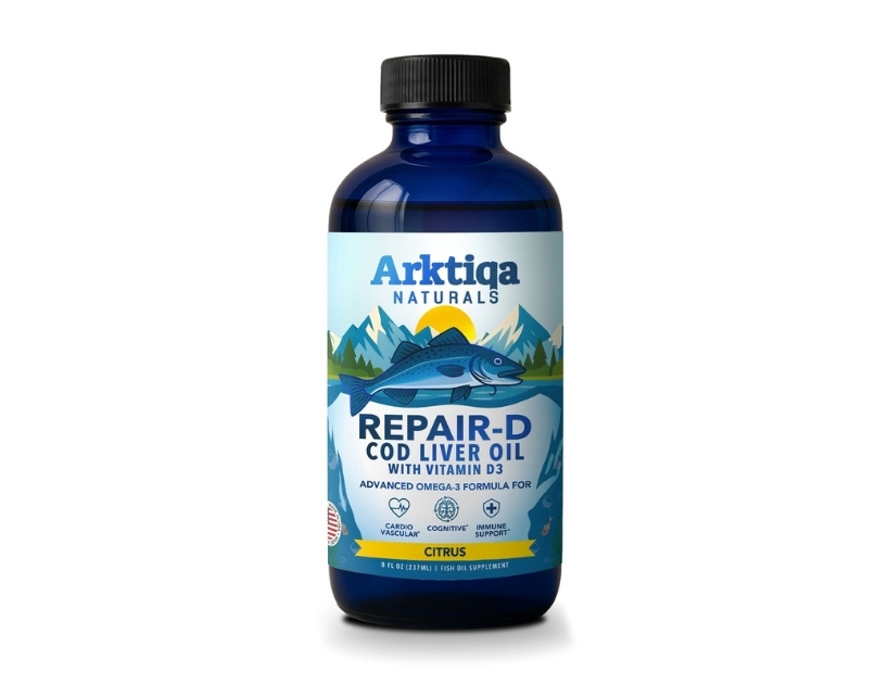 OMEGA 3 - REPAIR-D COD LIVER OIL CITRUS 237ML